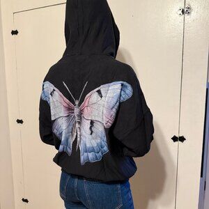 🦋 Selkie Butterfly Back Hoodie – Size XS 🦋